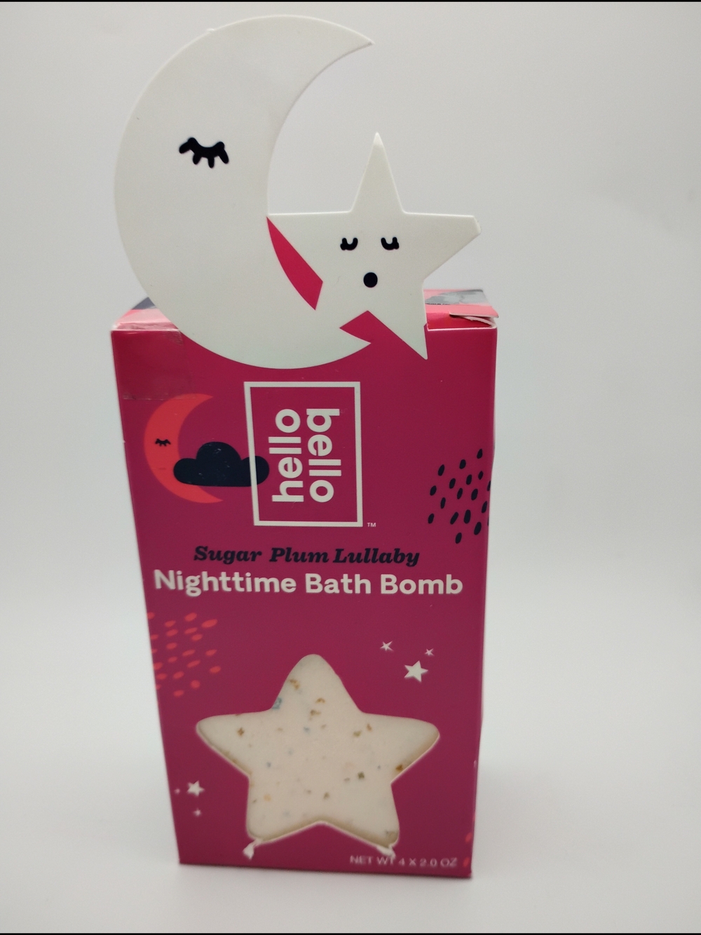 Hello Bello Nighttime Bath Bomb - Sugar Plum Lullaby
